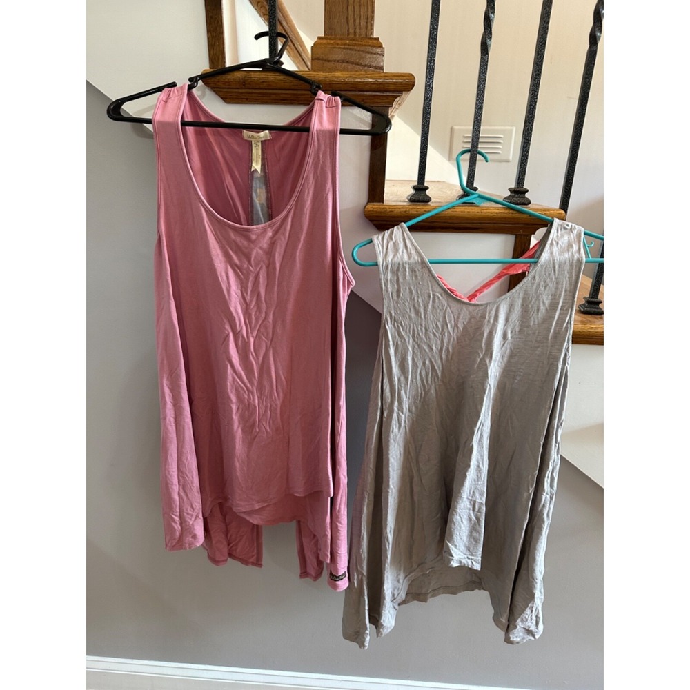 matilda jane women's tank tops medium LOT OF 2
